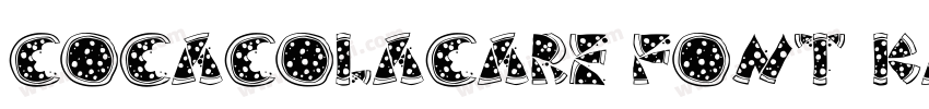 COCACOLACARE FONT KA字体转换